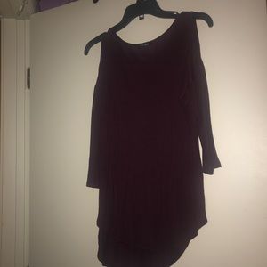 PAPER MOON COLD SHOULDER SHIRT